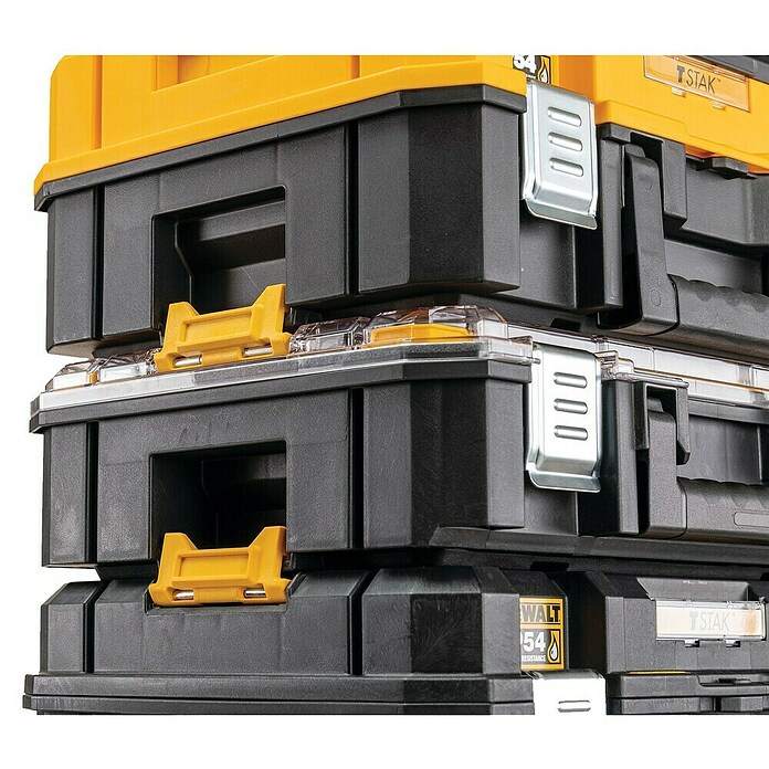 DeWalt Gereedschapskist TSTAK BOX IV (l x b x h: 333 x 440 x 302 mm, Kunststof, Afsluitbaar) | BAUHAUS