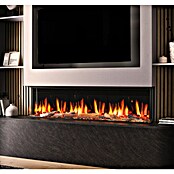 Focalpoint Chimenea eléctrica Ennolux LCD 59 (1.400 W, Gris/Negro, L x An x Al: 21,95 x 152,5 x 53 cm) | BAUHAUS