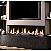 Focalpoint Chimenea eléctrica Ennolux LCD 59 (1.400 W, Gris/Negro, L x An x Al: 21,95 x 152,5 x 53 cm) | BAUHAUS