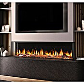 Focalpoint Chimenea eléctrica Ennolux LCD 59 (1.400 W, Gris/Negro, L x An x Al: 21,95 x 152,5 x 53 cm) | BAUHAUS