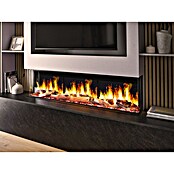 Focalpoint Chimenea eléctrica Ennolux LCD 59 (1.400 W, Gris/Negro, L x An x Al: 21,95 x 152,5 x 53 cm) | BAUHAUS