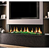 Focalpoint Chimenea eléctrica Ennolux LCD 59 (1.400 W, Gris/Negro, L x An x Al: 21,95 x 152,5 x 53 cm) | BAUHAUS