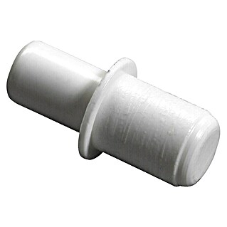 Hettich Steckbodenträger (Durchmesser: 5 mm, Weiß, Kunststoff)