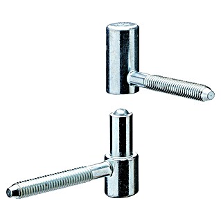Hettich Einbohrband (Verzinkt, Geeignet für: Holzzargen, Ø x H: 15 x 55 mm)