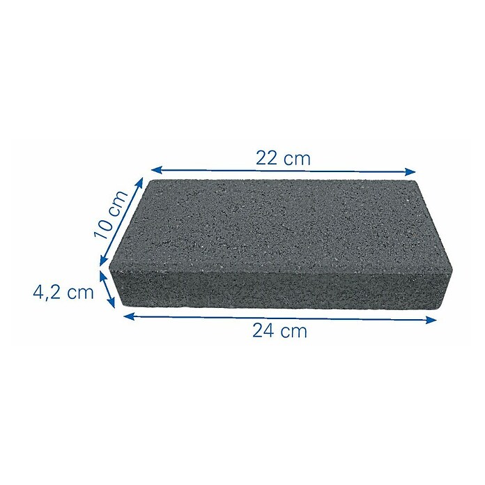 Christoph Mähstein Trapez (24 x 10 x 4,2 cm, Anthrazit, Beton) | BAUHAUS
