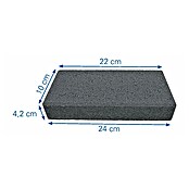 Christoph Mähstein Trapez (24 x 10 x 4,2 cm, Anthrazit, Beton) | BAUHAUS