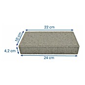 Christoph Mähstein Trapez (24 x 10 x 4,2 cm, Silbergrau, Beton) | BAUHAUS