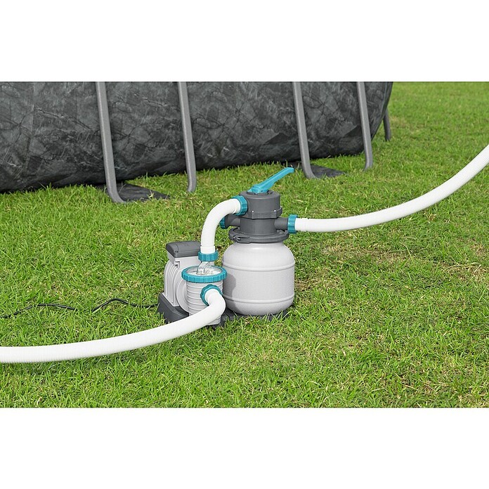 Bestway Montažni bazen APX 365 s črpalko  (549 x 274 x 132 cm, Siva, 16.477 l) | Bazeni z okvirjem | Montažni bazeni | Vrtni bazeni | Bazeni | Vrt in prosti čas | Izdelki | BAUHAUS