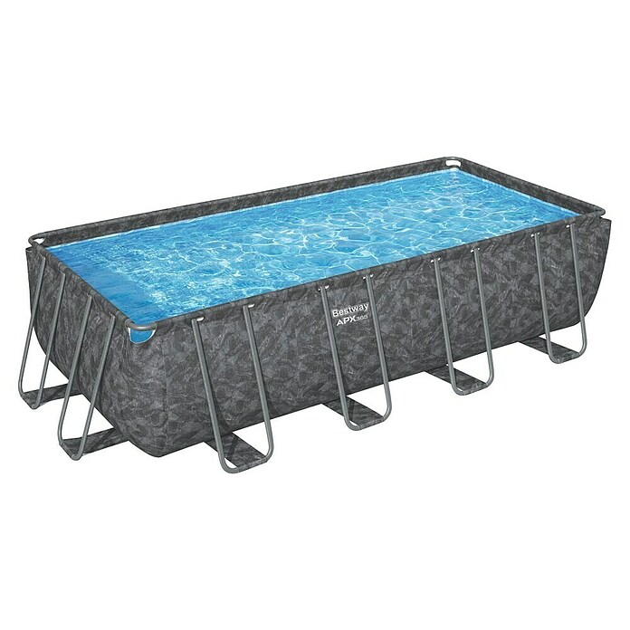Bestway Montažni bazen APX 365 s črpalko  (549 x 274 x 132 cm, Siva, 16.477 l) | Bazeni z okvirjem | Montažni bazeni | Vrtni bazeni | Bazeni | Vrt in prosti čas | Izdelki | BAUHAUS