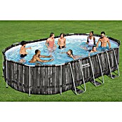 Bestway Bazen sa čeličnim okvirom Steel Pro MAX  (Siva, 20.241 l) | BAUHAUS