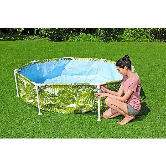 Bestway Kinderzwembad Steel Pro Splash-in-Shade (Ø x h: 244 x 51 cm) | BAUHAUS