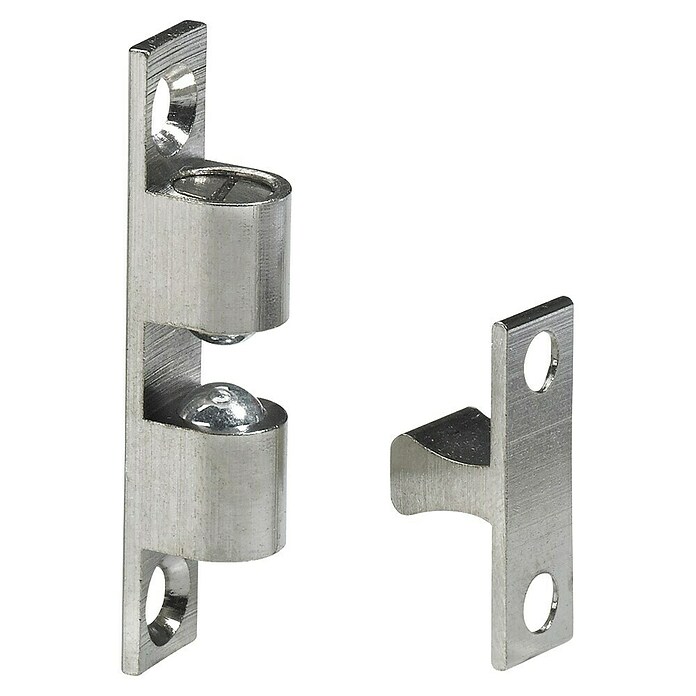 Hettich Kugelschnapper (L x B x H: 8 x 9 x 42 mm, Messing, Vernickelt) | BAUHAUS