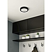 Eglo Fueva 5 LED-Deckenleuchte rund Fueva 5 (10,5 W, Ø x H: 16 x 2,8 cm, Schwarz, Neutralweiß) | BAUHAUS