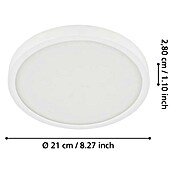 Eglo Fueva 5 Plafón LED (Blanco, Diámetro: 210 mm) | BAUHAUS