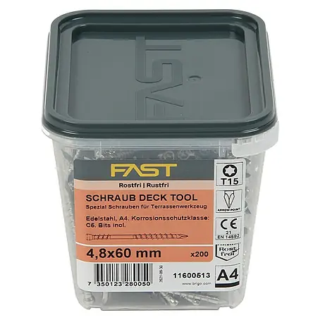 Fast  Terrassenschraube