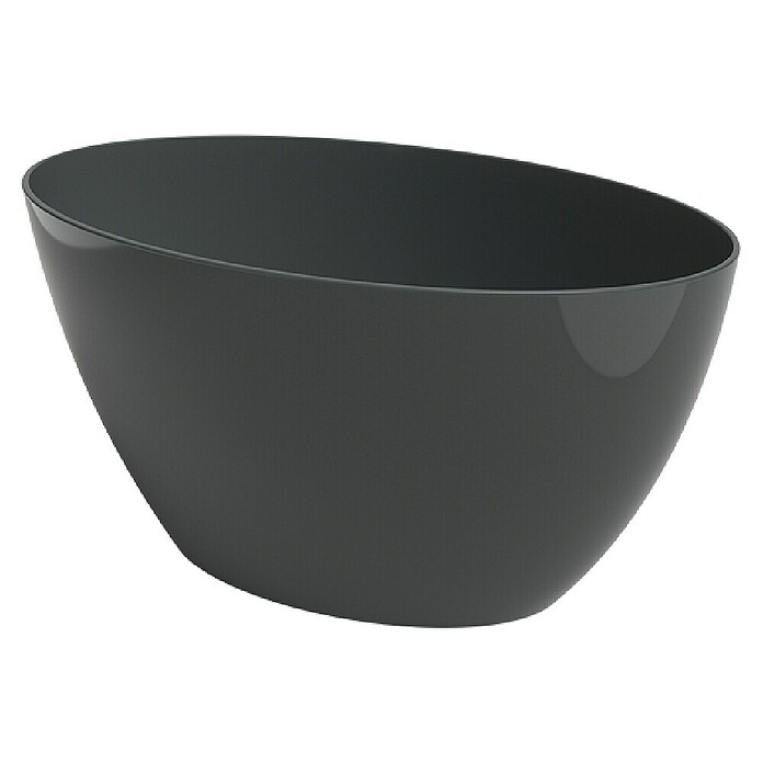 Artevasi Pflanzschale Bahia (L x B x H: 35 x 17 x 13 cm, Anthrazit, Kunststoff) | BAUHAUS