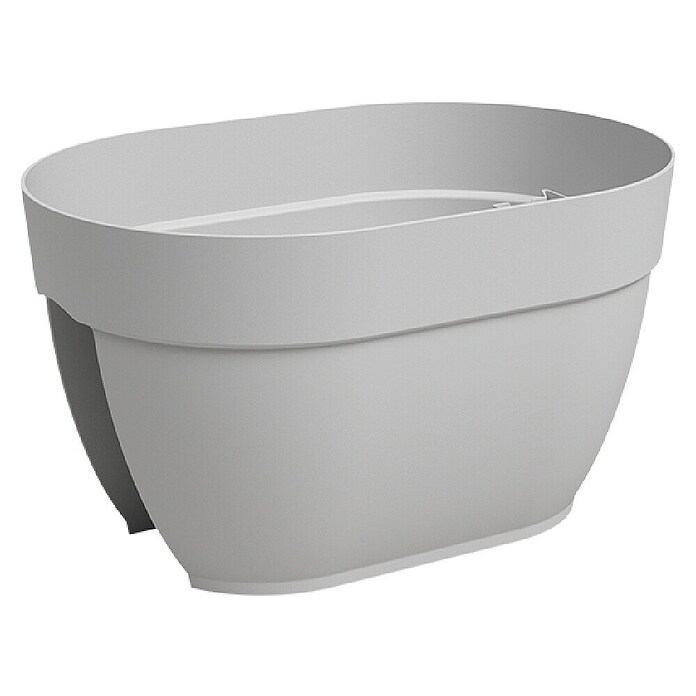 Artevasi Capri Campana Balkonkasten Capri Campana (L x B x H: 39 x 25,6 x 22,5 cm, Kunststoff, Hellgrau, Matt) | BAUHAUS