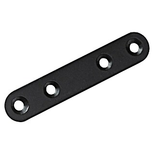 Hettich Priključna plošča (Do x Š x De: 80 x 15 x 2 mm, Črna)