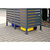 Westmann Mülltonnenbox Verkleidung Planum (90 x 170 x 150 cm, Anthrazit) | BAUHAUS