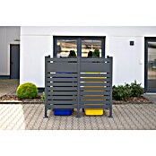 Westmann Mülltonnenbox Verkleidung Planum (90 x 170 x 150 cm, Anthrazit) | BAUHAUS