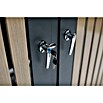 Westmann Mülltonnenbox Planta (134 x 84 cm, Stahl, Anthrazit/Braun, Geeignet für Anzahl Mülltonnen: 2 Stk.) | BAUHAUS