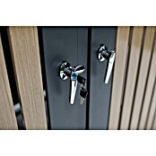Westmann Mülltonnenbox Planta (Stahl, Anthrazit/Braun, Geeignet für Anzahl Mülltonnen: 2 Stk.) | BAUHAUS