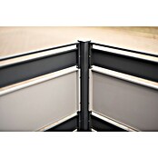 Westmann Mülltonnenbox Verkleidung Planum (90 x 330 x 120 cm, Anthrazit/Grau) | BAUHAUS