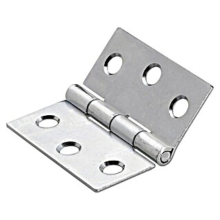 Hettich Scharniere (L x B x H: 40 x 40 x 40 mm, Verzinkt, 1 Stk.)