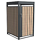 Westmann Mülltonnenbox Planta (68 x 84 cm, Stahl, Anthrazit/Braun, Geeignet für Anzahl Mülltonnen: 1 Stk.) | BAUHAUS