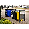 Westmann Mülltonnenbox Verkleidung Planum (90 x 330 x 120 cm, Anthrazit/Grau) | BAUHAUS