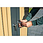 Westmann Mülltonnenbox Planta (Stahl, Anthrazit/Braun, Geeignet für Anzahl Mülltonnen: 2 Stk.) | BAUHAUS