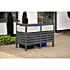 Westmann Mülltonnenbox Verkleidung Planum (90 x 170 x 120 cm, Anthrazit/Grau) | BAUHAUS