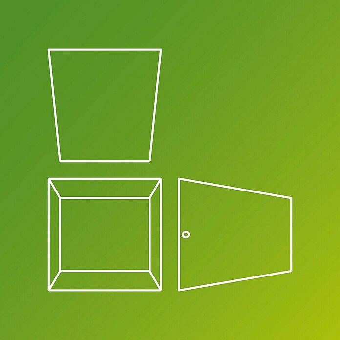 Philips Aplique solar para exterior Alix (4,3 W, L x An x Al: 10 x 10 x 10 cm, Negro, IP44, 800 lm) | BAUHAUS