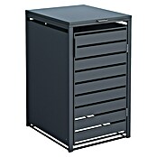 Westmann Mülltonnenbox Kubus (Stahl, Anthrazit, Geeignet für Anzahl Mülltonnen: 1 Stk.) | BAUHAUS