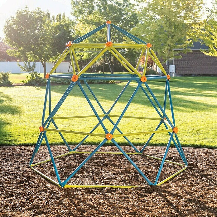 Lifetime Klettergerüst Geodome (238 x 238 x 223 cm, Stahl, Grün / Bronze) | BAUHAUS