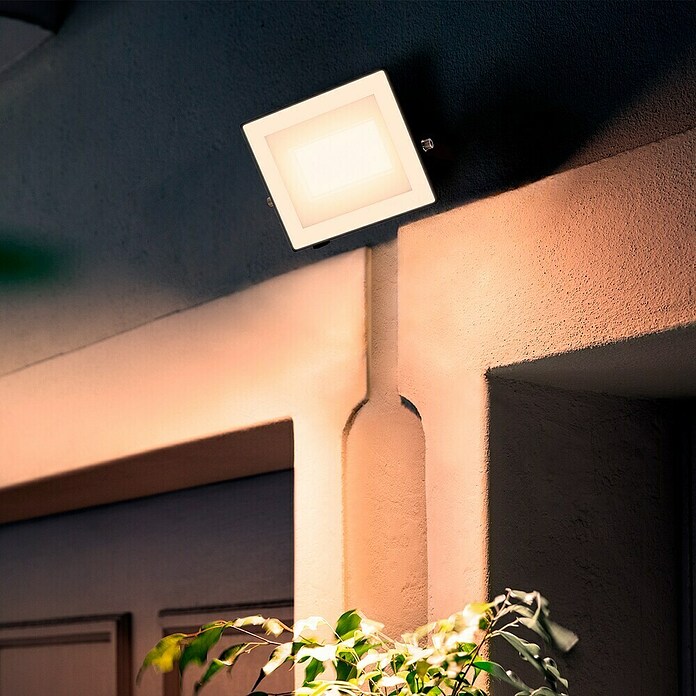 Philips Aplique exterior LED Lois (15 W, Negro, IP65) | BAUHAUS