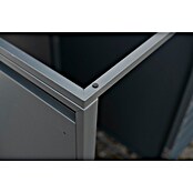 Westmann Mülltonnenbox Kubus (264 x 80 cm, Stahl, Anthrazit, Geeignet für Anzahl Mülltonnen: 4 Stk.) | BAUHAUS