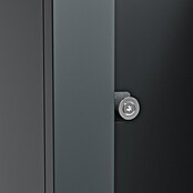 Westmann Mülltonnenbox Lacina (332 x 80 cm, Stahl, Anthrazit/Braun, Geeignet für Anzahl Mülltonnen: 5 Stk.) | BAUHAUS