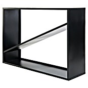 Westmann Kaminholzregal Hugo (115 x 35 x 80 cm, Stahl, Schwarz) | BAUHAUS