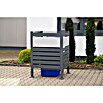 Westmann Mülltonnenbox Verkleidung Planum (90 x 90 x 120 cm, Anthrazit/Grau) | BAUHAUS