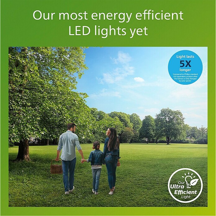 Philips Aplique exterior LED Lois (24 W, 20 x 6 x 21 cm, Antracita, IP65) | BAUHAUS