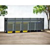 Westmann Mülltonnenbox Verkleidung Planum (90 x 410 x 150 cm, Anthrazit) | BAUHAUS