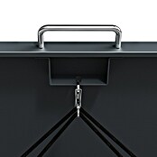 Westmann Mülltonnenbox Lacina (Stahl, Anthrazit/Braun, Geeignet für Anzahl Mülltonnen: 4 Stk.) | BAUHAUS