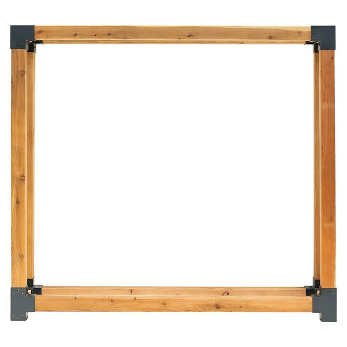 Westmann Kaminholzregal Michel (198 x 40 x 180 cm, Holz, Natur) | BAUHAUS