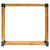 Westmann Kaminholzregal Michel (198 x 40 x 180 cm, Holz, Natur) | BAUHAUS