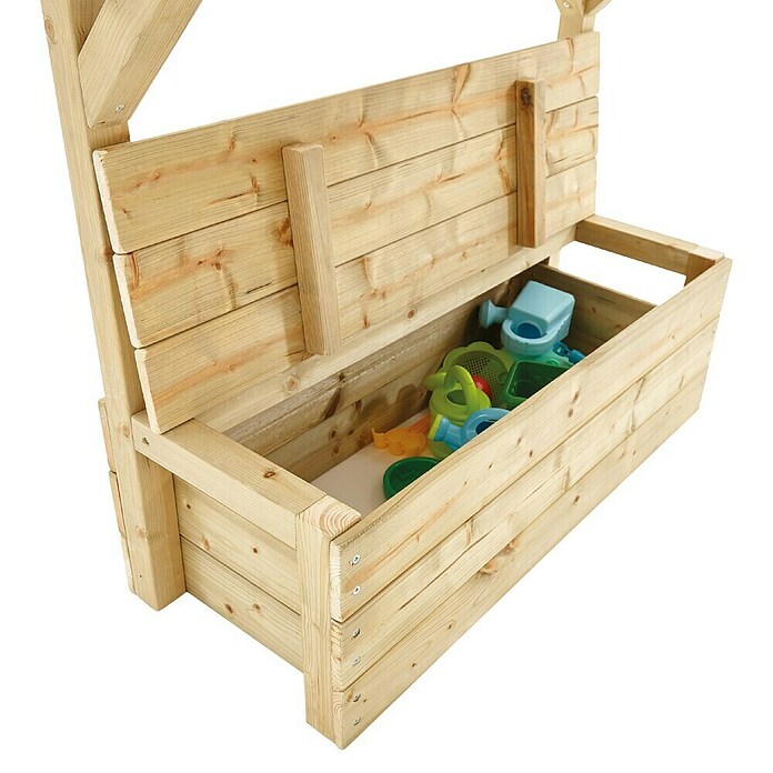 Westmann Spielhaus Wildnis (L x B x H: 241 x 167 x 205 cm, Holz, Braun) | BAUHAUS