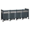 Westmann Mülltonnenbox Verkleidung Planum (90 x 330 x 120 cm, Anthrazit/Grau) | BAUHAUS