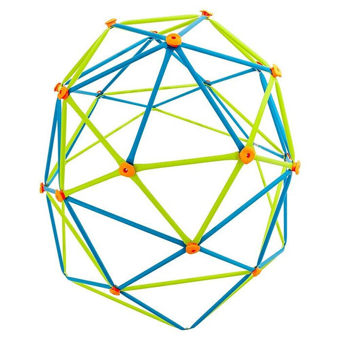 Lifetime Klettergerüst Geodome (238 x 238 x 223 cm, Stahl, Grün / Bronze) | BAUHAUS