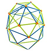 Lifetime Klettergerüst Geodome (238 x 238 x 223 cm, Stahl, Grün / Bronze) | BAUHAUS
