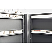 Westmann Mülltonnenbox Verkleidung Planum (90 x 330 x 150 cm, Anthrazit) | BAUHAUS